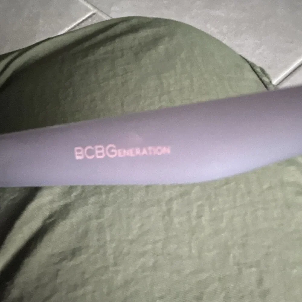 BCBGeneration BG3070CE Women's Cat Eye Sunglasses Black Frame Purple Gradient